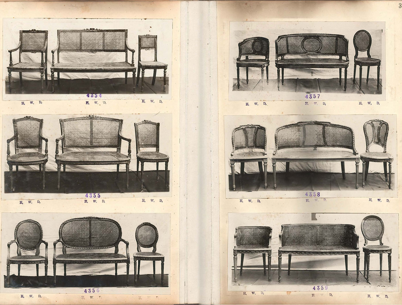 Cugini Lanzani classical furniture archive | P.& G. Cugini Lanzani