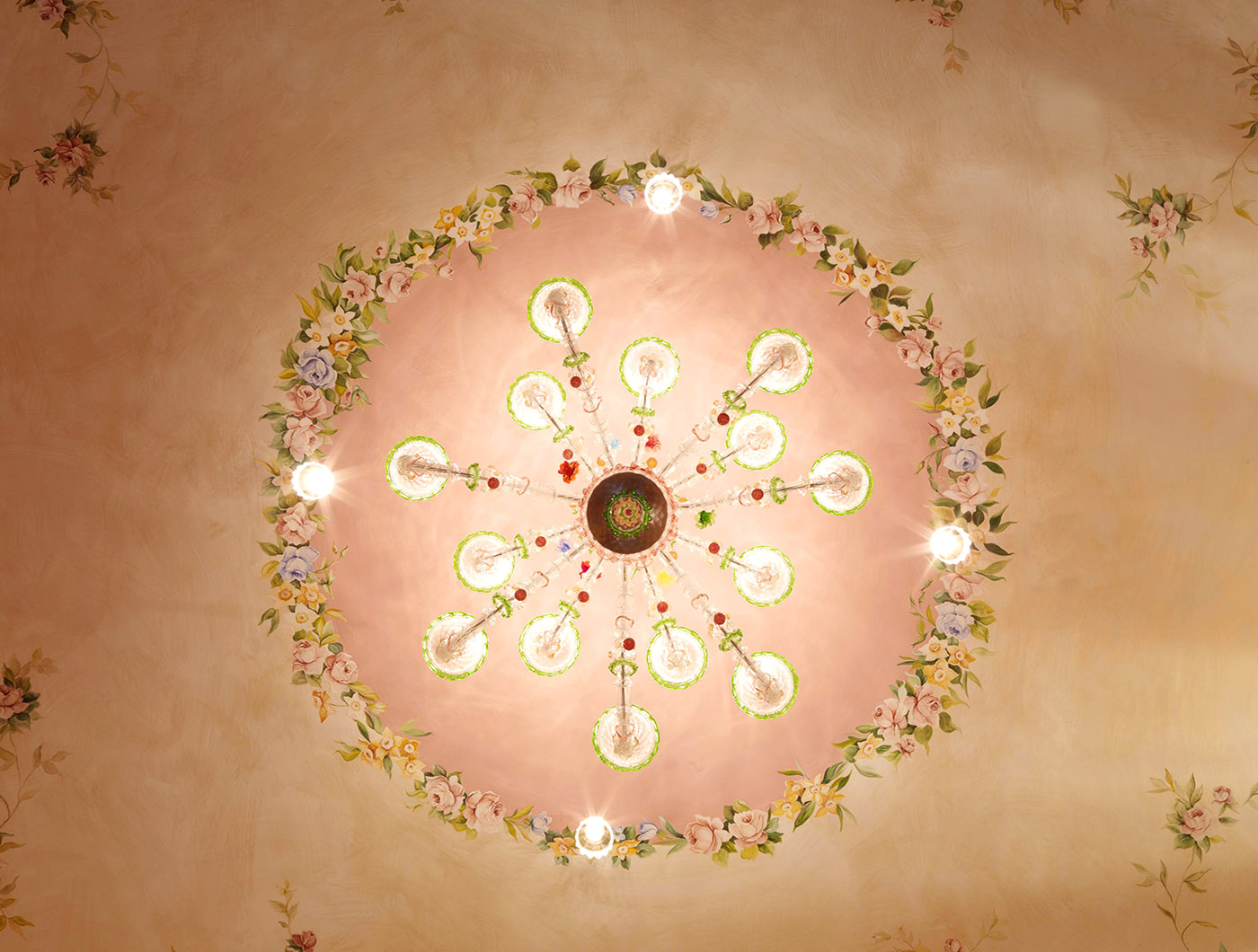 classic hand painted ceiling | P.& G. Cugini Lanzani
